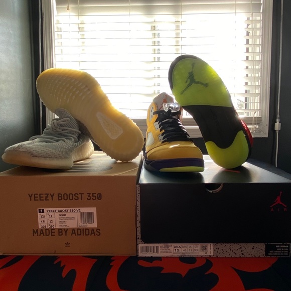 Air Jordan 5 Retro SE/Yeezy boost 350 V2 - Picture 2 of 6